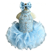 Infant/toddler/baby/children/kids Girl's glitz Pageant evening/prom Dress/clothing 1-6T G284baby blue